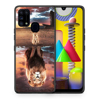 Thumbnail for Θήκη Αγίου Βαλεντίνου Samsung M31 Sunset Dreams από τη Smartfits με σχέδιο στο πίσω μέρος και μαύρο περίβλημα | Samsung M31 Sunset Dreams case with colorful back and black bezels