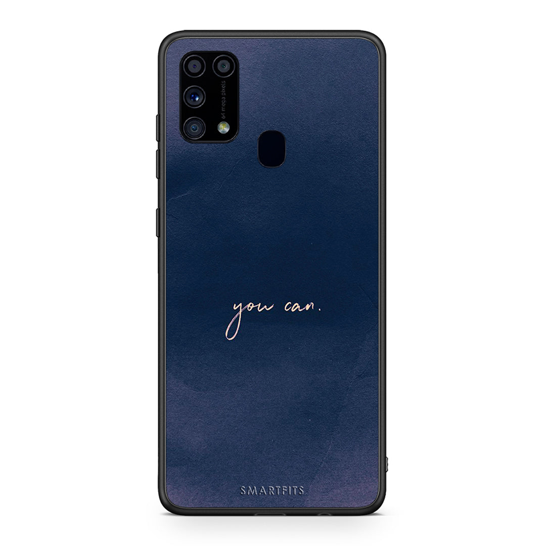 Samsung M31 You Can θήκη από τη Smartfits με σχέδιο στο πίσω μέρος και μαύρο περίβλημα | Smartphone case with colorful back and black bezels by Smartfits