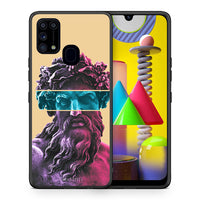 Thumbnail for Θήκη Αγίου Βαλεντίνου Samsung M31 Zeus Art από τη Smartfits με σχέδιο στο πίσω μέρος και μαύρο περίβλημα | Samsung M31 Zeus Art case with colorful back and black bezels