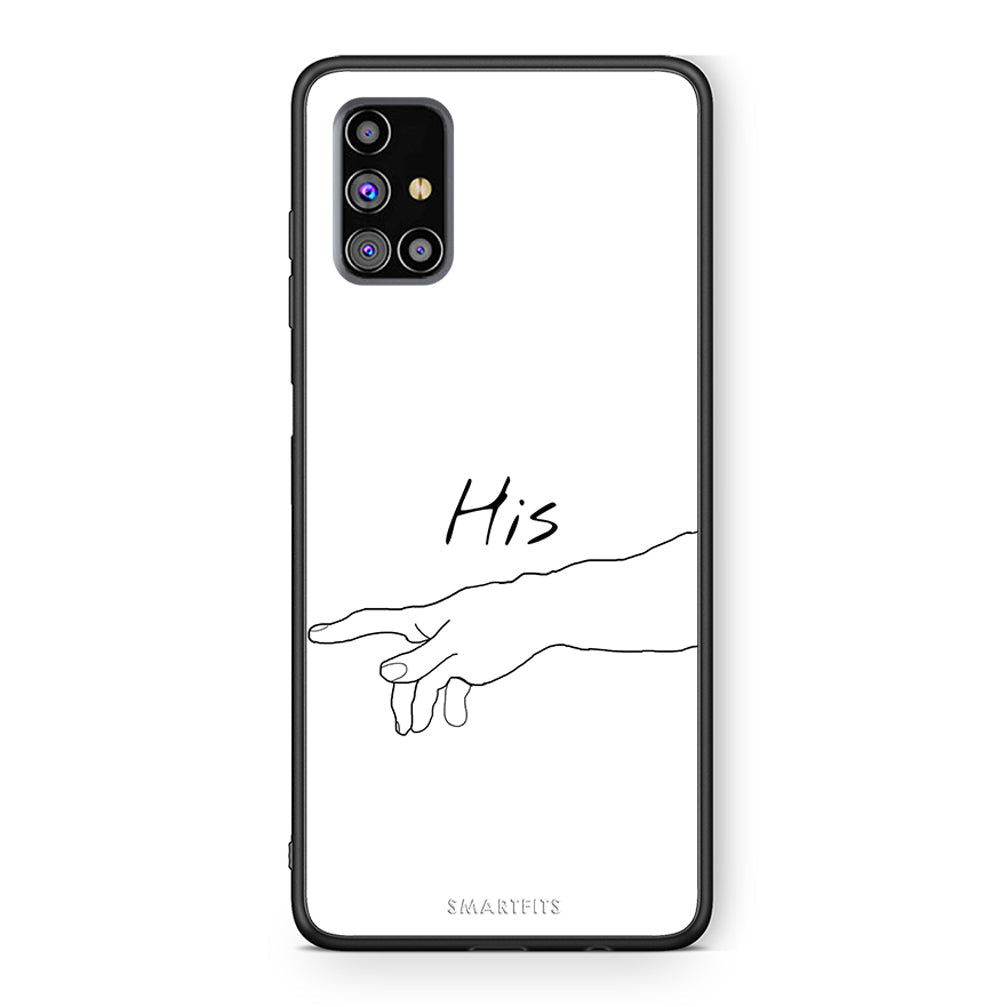 Samsung M31s Aeshetic Love 2 Θήκη Αγίου Βαλεντίνου από τη Smartfits με σχέδιο στο πίσω μέρος και μαύρο περίβλημα | Smartphone case with colorful back and black bezels by Smartfits