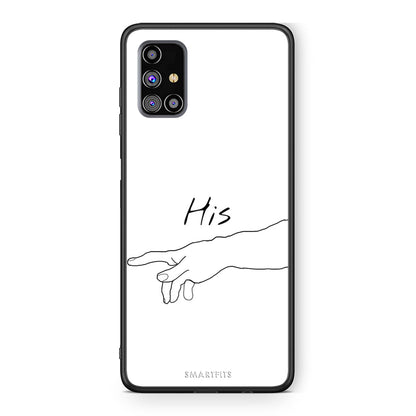 Samsung M31s Aeshetic Love 2 Θήκη Αγίου Βαλεντίνου από τη Smartfits με σχέδιο στο πίσω μέρος και μαύρο περίβλημα | Smartphone case with colorful back and black bezels by Smartfits