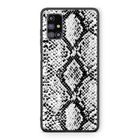 Thumbnail for 24 - Samsung M31s  White Snake Animal case, cover, bumper