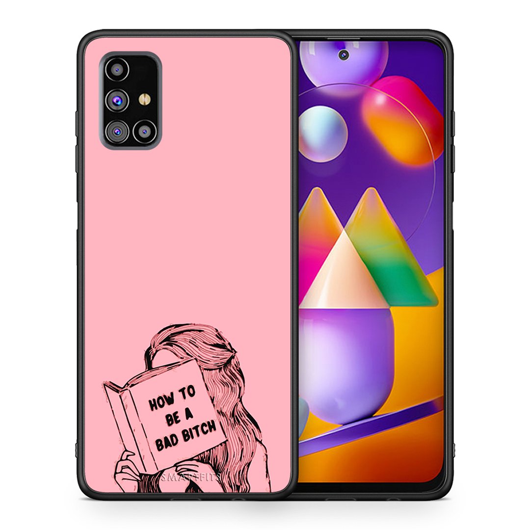 Θήκη Samsung M31s Bad Bitch από τη Smartfits με σχέδιο στο πίσω μέρος και μαύρο περίβλημα | Samsung M31s Bad Bitch case with colorful back and black bezels