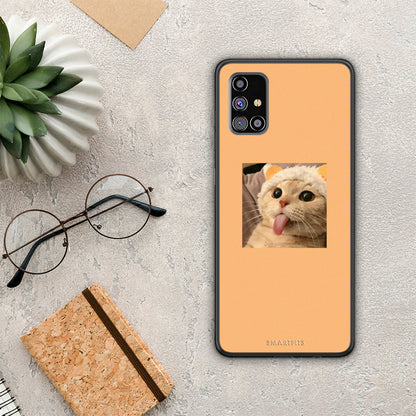 Cat Tongue - Samsung Galaxy M31s θήκη
