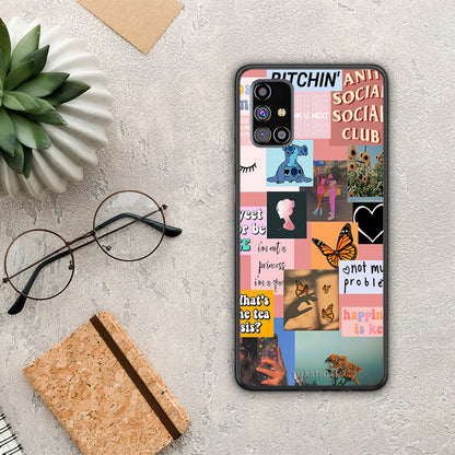 Collage Bitchin - Samsung Galaxy M31s θήκη