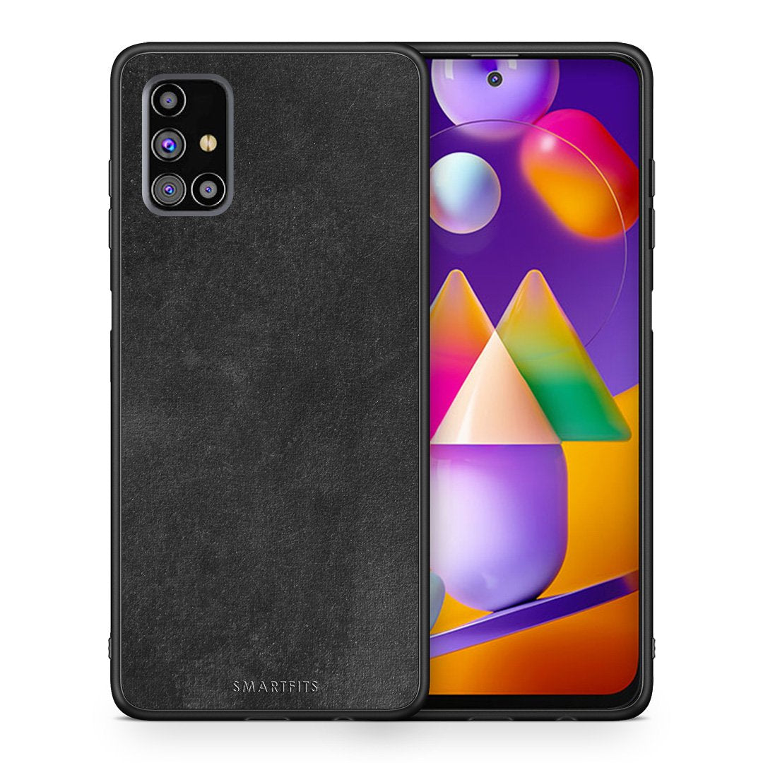 Θήκη Samsung M31s Black Slate Color από τη Smartfits με σχέδιο στο πίσω μέρος και μαύρο περίβλημα | Samsung M31s Black Slate Color case with colorful back and black bezels
