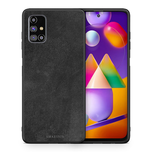 Θήκη Samsung M31s Black Slate Color από τη Smartfits με σχέδιο στο πίσω μέρος και μαύρο περίβλημα | Samsung M31s Black Slate Color case with colorful back and black bezels