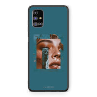 Thumbnail for Samsung M31s Cry An Ocean θήκη από τη Smartfits με σχέδιο στο πίσω μέρος και μαύρο περίβλημα | Smartphone case with colorful back and black bezels by Smartfits