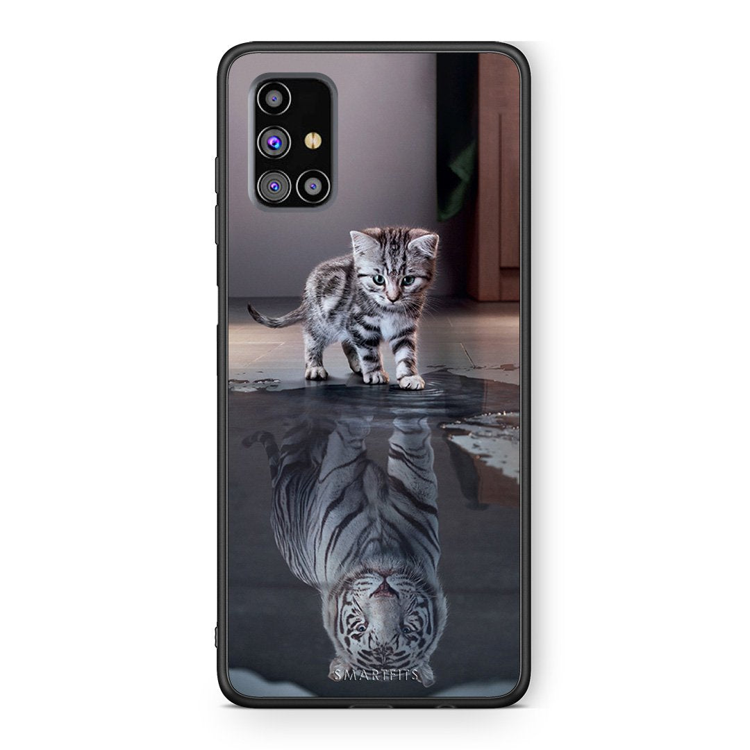 4 - Samsung M31s Tiger Cute case, cover, bumper