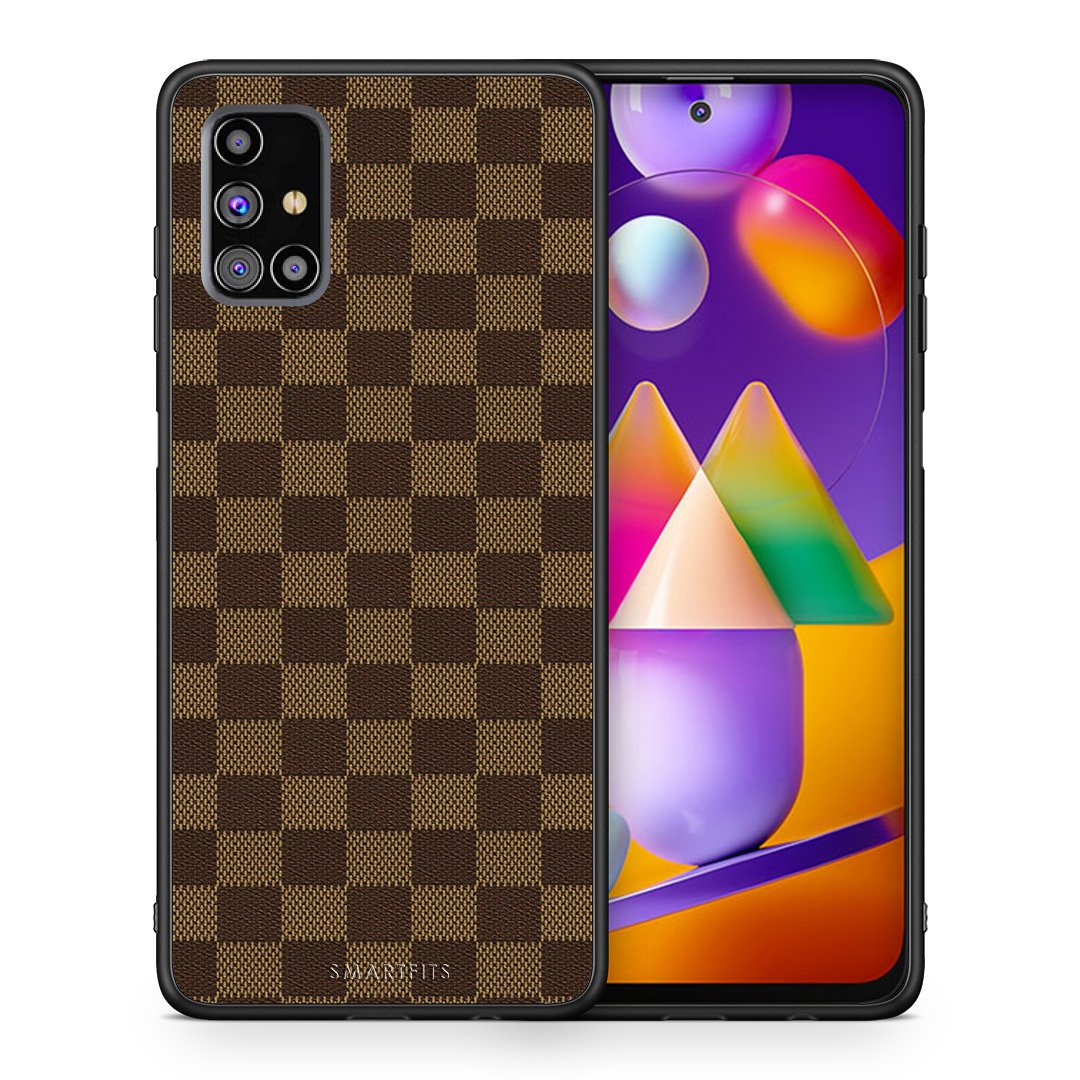 Θήκη Samsung M31s Glamour Designer από τη Smartfits με σχέδιο στο πίσω μέρος και μαύρο περίβλημα | Samsung M31s Glamour Designer case with colorful back and black bezels
