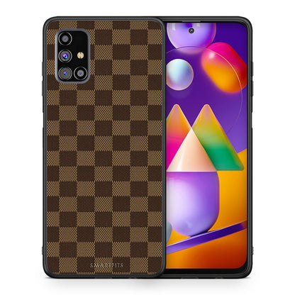 Θήκη Samsung M31s Glamour Designer από τη Smartfits με σχέδιο στο πίσω μέρος και μαύρο περίβλημα | Samsung M31s Glamour Designer case with colorful back and black bezels