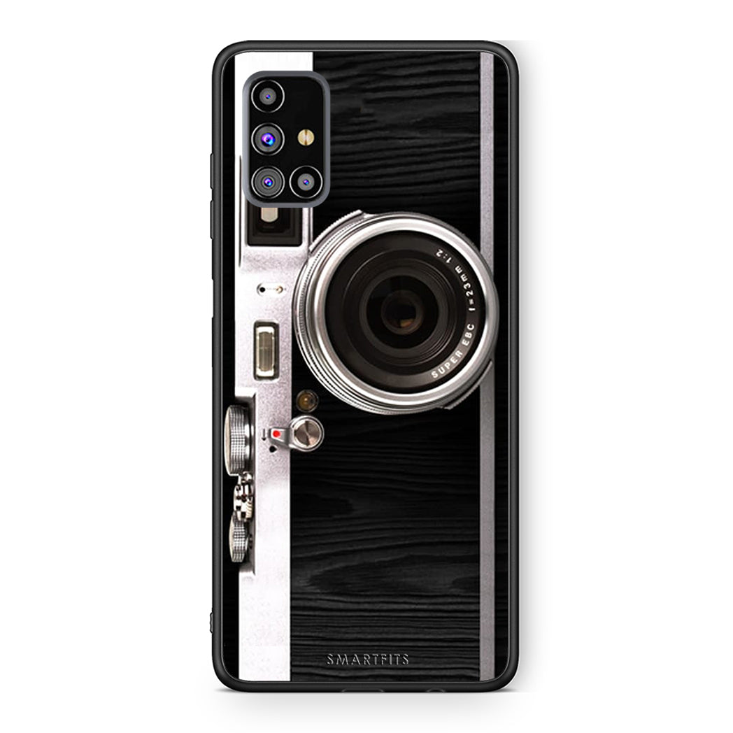 Samsung M31s Emily In Paris θήκη από τη Smartfits με σχέδιο στο πίσω μέρος και μαύρο περίβλημα | Smartphone case with colorful back and black bezels by Smartfits