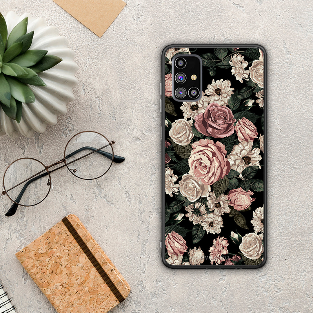 Flower Wild Roses - Samsung Galaxy M31s θήκη