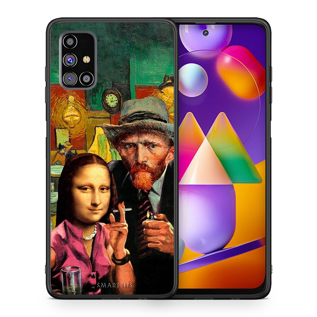 Θήκη Samsung M31s Funny Art από τη Smartfits με σχέδιο στο πίσω μέρος και μαύρο περίβλημα | Samsung M31s Funny Art case with colorful back and black bezels