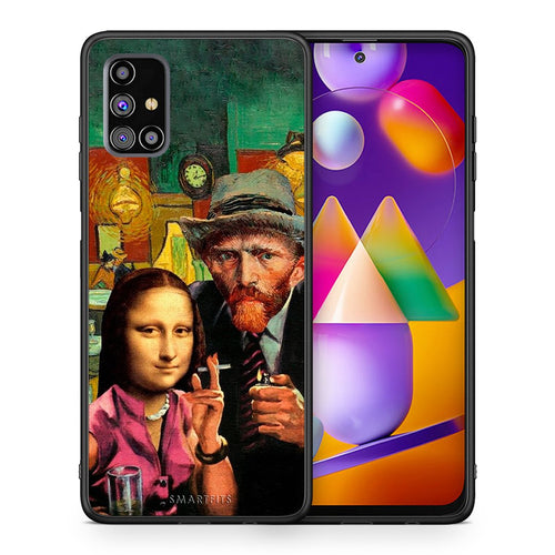 Θήκη Samsung M31s Funny Art από τη Smartfits με σχέδιο στο πίσω μέρος και μαύρο περίβλημα | Samsung M31s Funny Art case with colorful back and black bezels
