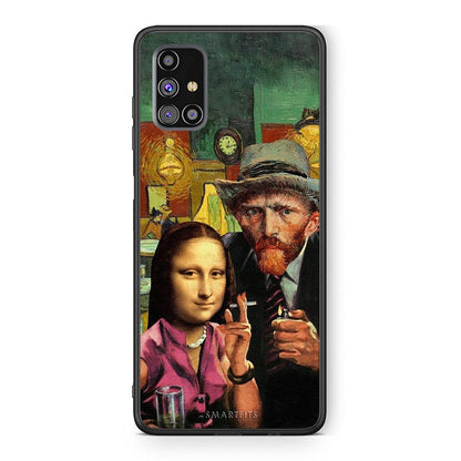 Samsung M31s Funny Art θήκη από τη Smartfits με σχέδιο στο πίσω μέρος και μαύρο περίβλημα | Smartphone case with colorful back and black bezels by Smartfits