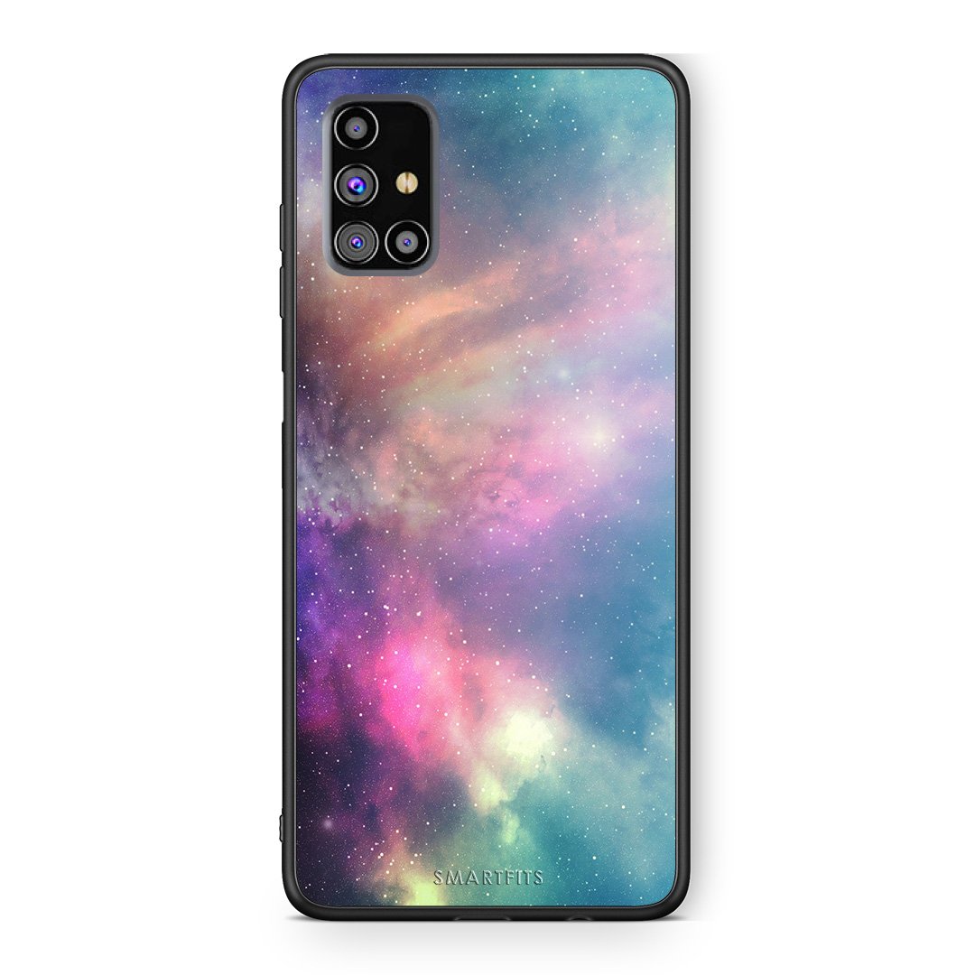 105 - Samsung M31s  Rainbow Galaxy case, cover, bumper