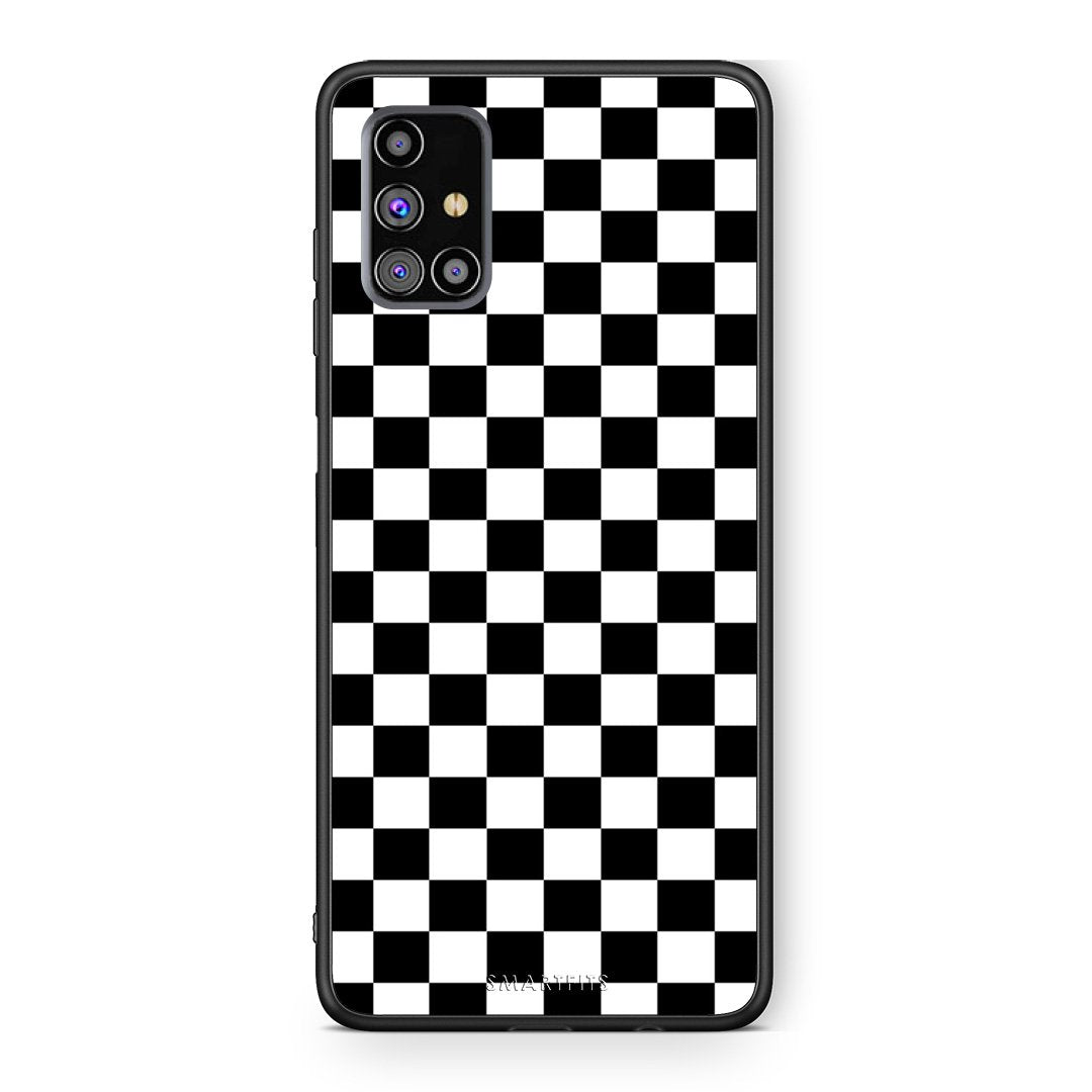 4 - Samsung M31s Squares Geometric case, cover, bumper
