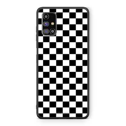 4 - Samsung M31s Squares Geometric case, cover, bumper