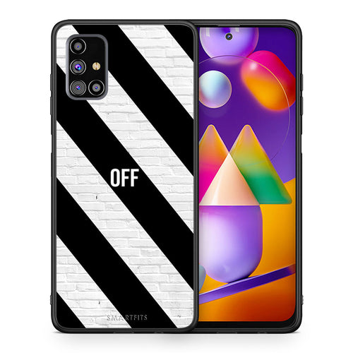 Θήκη Samsung M31s Get Off από τη Smartfits με σχέδιο στο πίσω μέρος και μαύρο περίβλημα | Samsung M31s Get Off case with colorful back and black bezels
