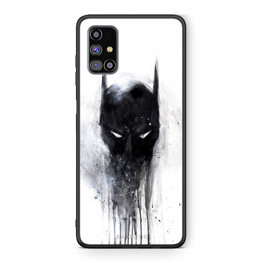 4 - Samsung M31s Paint Bat Hero case, cover, bumper