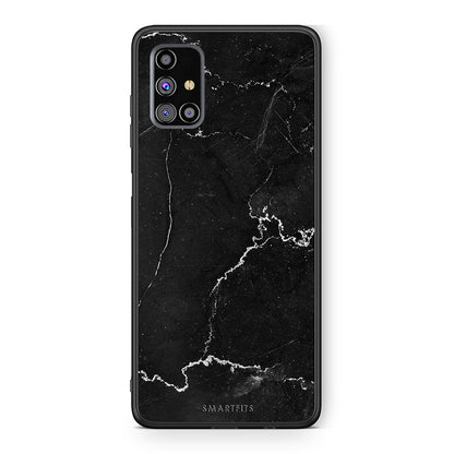 Samsung M31s Marble Black θήκη από τη Smartfits με σχέδιο στο πίσω μέρος και μαύρο περίβλημα | Smartphone case with colorful back and black bezels by Smartfits