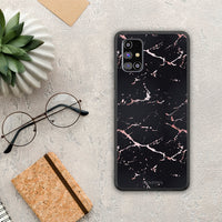 Thumbnail for Marble Black Rosegold - Samsung Galaxy M31s θήκη