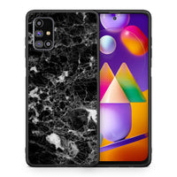 Thumbnail for Θήκη Samsung M31s Male Marble από τη Smartfits με σχέδιο στο πίσω μέρος και μαύρο περίβλημα | Samsung M31s Male Marble case with colorful back and black bezels