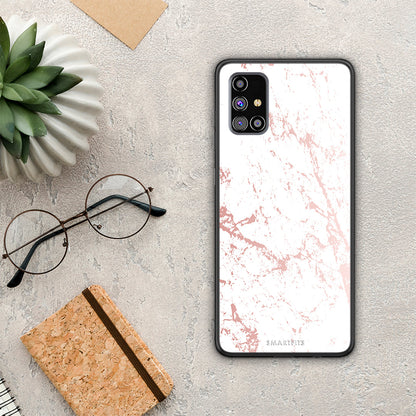 Marble Pink Splash - Samsung Galaxy M31s θήκη