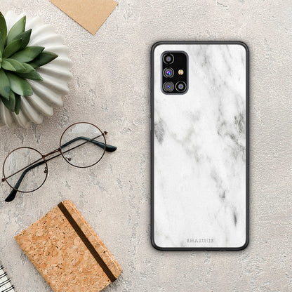 Marble White - Samsung Galaxy M31s θήκη