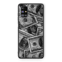 Thumbnail for Samsung M31s Money Dollars θήκη από τη Smartfits με σχέδιο στο πίσω μέρος και μαύρο περίβλημα | Smartphone case with colorful back and black bezels by Smartfits