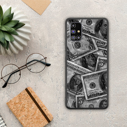 Money Dollars - Samsung Galaxy M31s θήκη