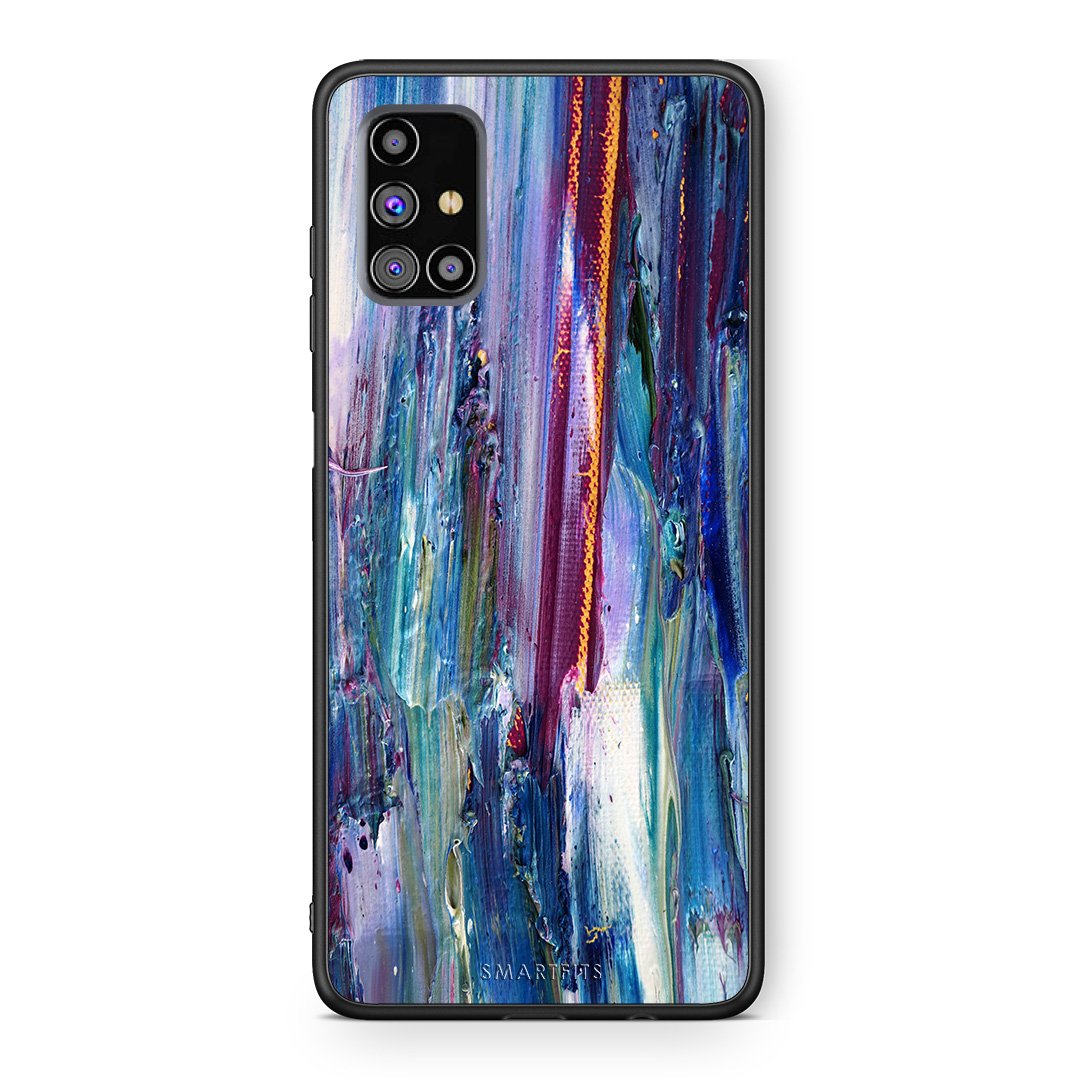 99 - Samsung M31s  Paint Winter case, cover, bumper