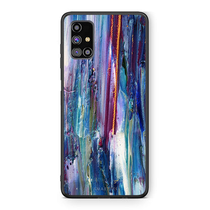 99 - Samsung M31s  Paint Winter case, cover, bumper