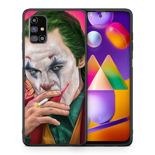 Θήκη Samsung M31s JokesOnU PopArt από τη Smartfits με σχέδιο στο πίσω μέρος και μαύρο περίβλημα | Samsung M31s JokesOnU PopArt case with colorful back and black bezels