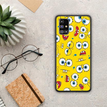 PopArt Sponge - Samsung Galaxy M31s θήκη