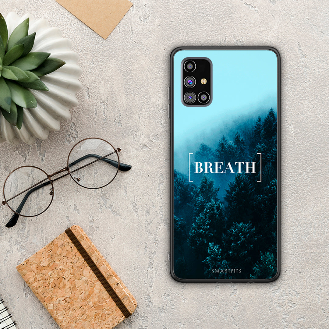 Quote Breath - Samsung Galaxy M31s θήκη