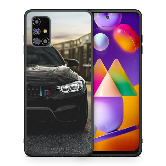 Θήκη Samsung M31s M3 Racing από τη Smartfits με σχέδιο στο πίσω μέρος και μαύρο περίβλημα | Samsung M31s M3 Racing case with colorful back and black bezels