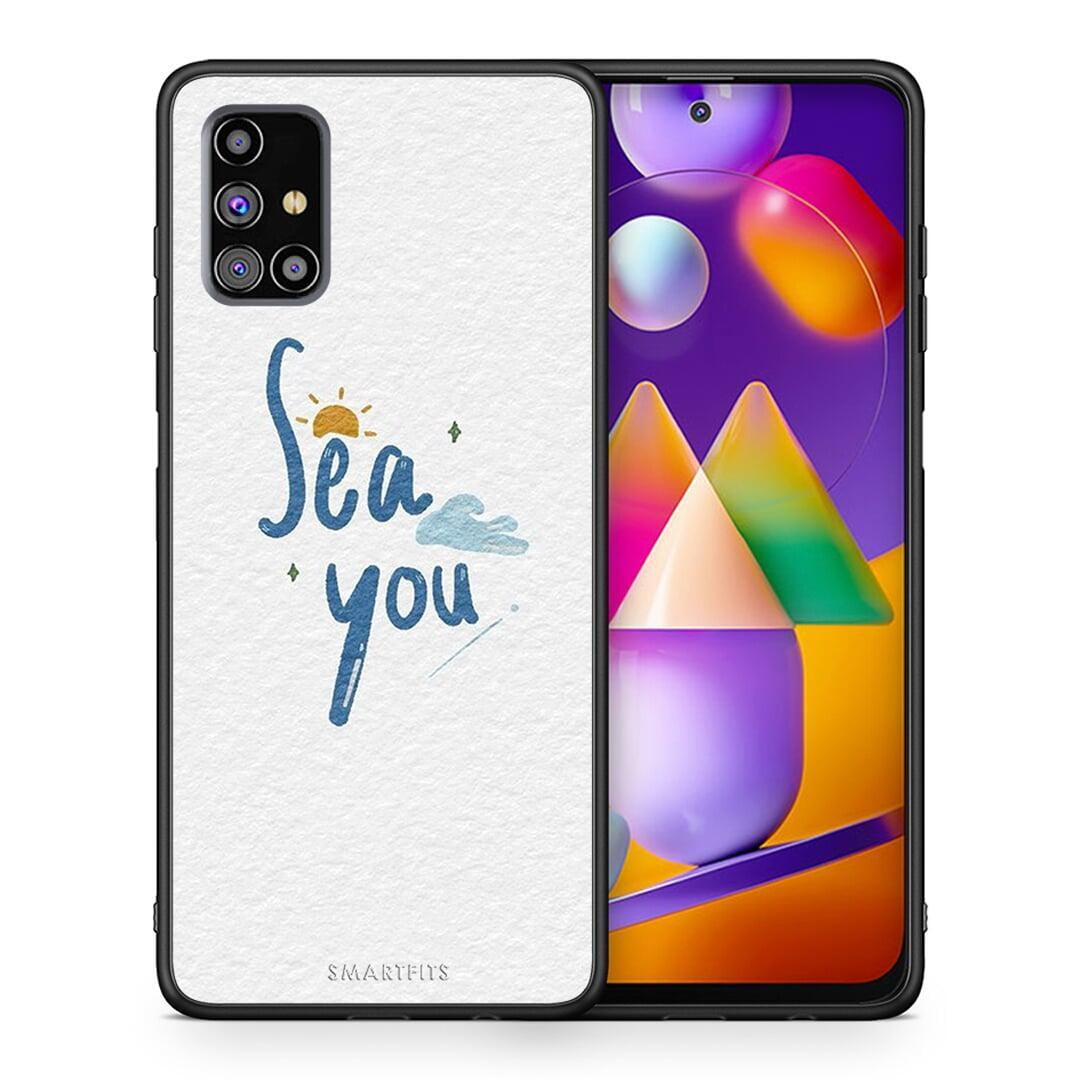 Θήκη Samsung M31s Sea You από τη Smartfits με σχέδιο στο πίσω μέρος και μαύρο περίβλημα | Samsung M31s Sea You case with colorful back and black bezels