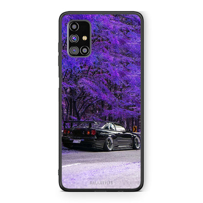 Samsung M31s Super Car Θήκη Αγίου Βαλεντίνου από τη Smartfits με σχέδιο στο πίσω μέρος και μαύρο περίβλημα | Smartphone case with colorful back and black bezels by Smartfits