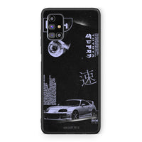 Thumbnail for Samsung M31s Tokyo Drift Θήκη Αγίου Βαλεντίνου από τη Smartfits με σχέδιο στο πίσω μέρος και μαύρο περίβλημα | Smartphone case with colorful back and black bezels by Smartfits
