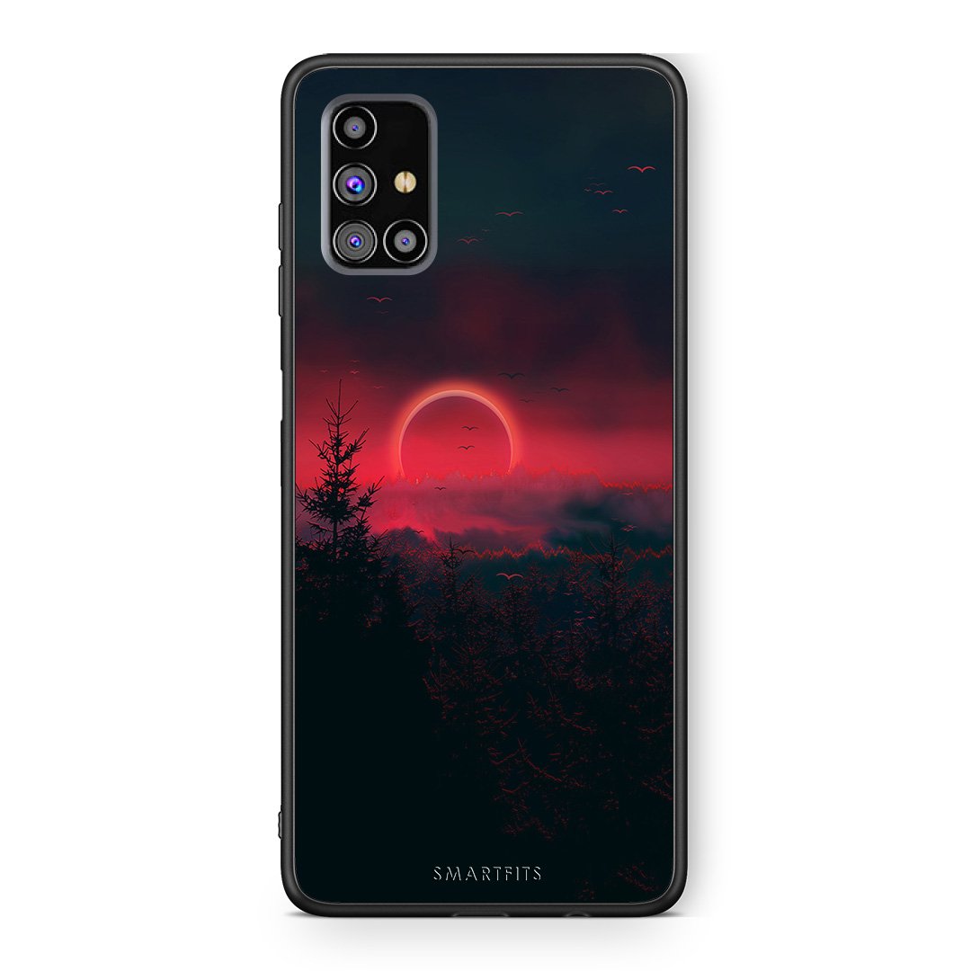 4 - Samsung M31s Sunset Tropic case, cover, bumper