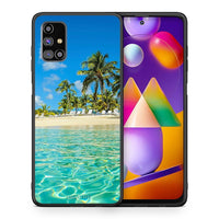 Thumbnail for Θήκη Samsung M31s Tropical Vibes από τη Smartfits με σχέδιο στο πίσω μέρος και μαύρο περίβλημα | Samsung M31s Tropical Vibes case with colorful back and black bezels