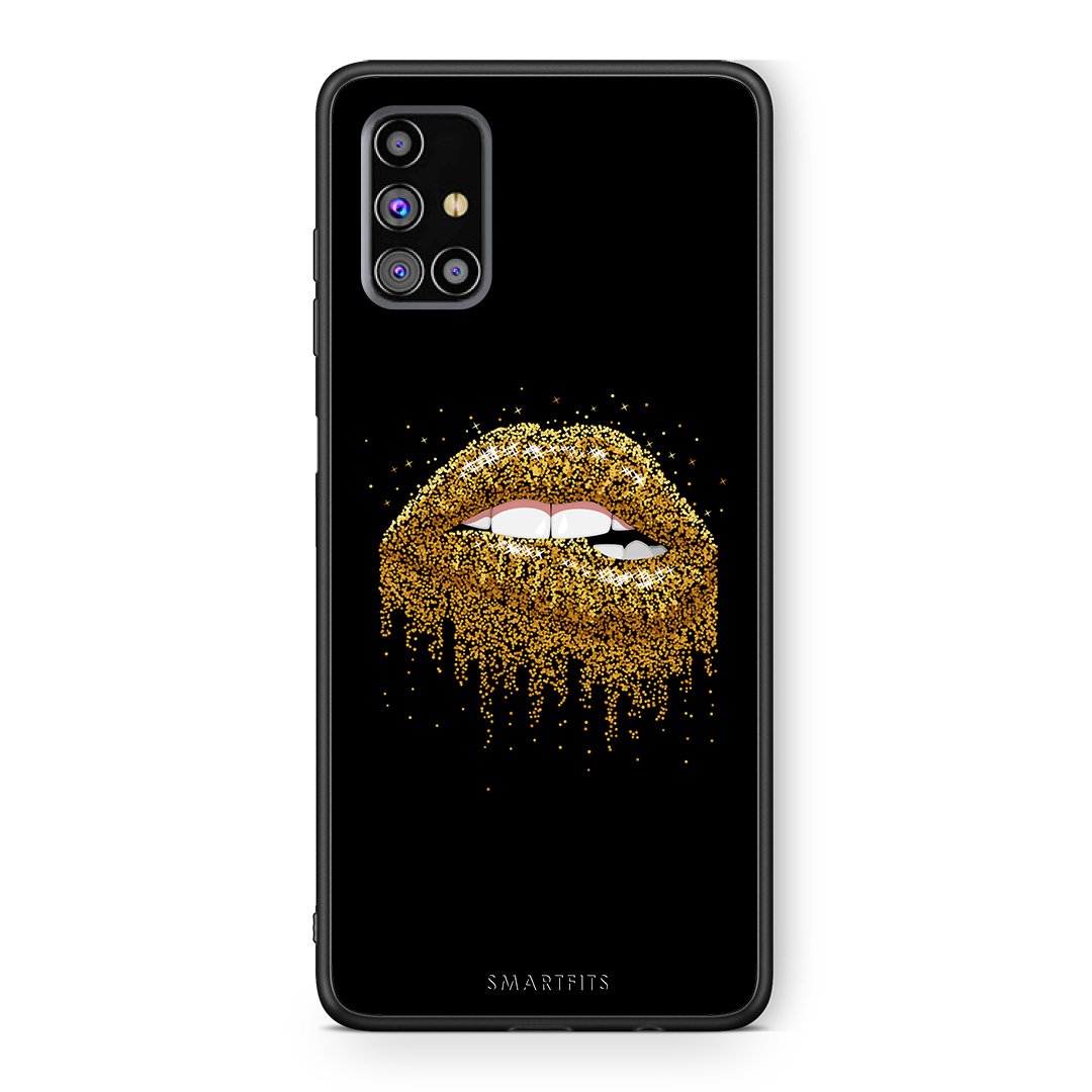 4 - Samsung M31s Golden Valentine case, cover, bumper