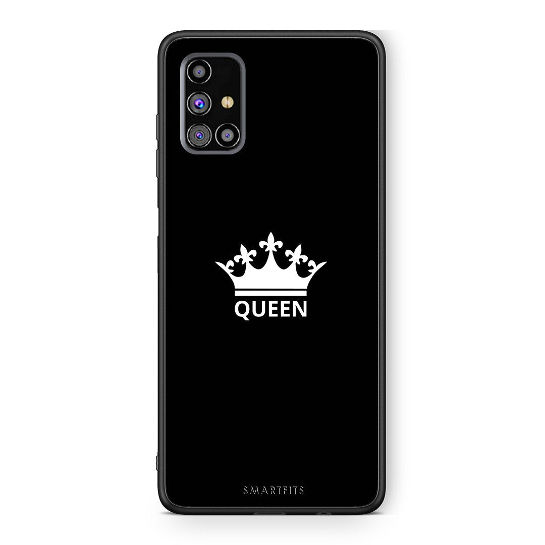 4 - Samsung M31s Queen Valentine case, cover, bumper