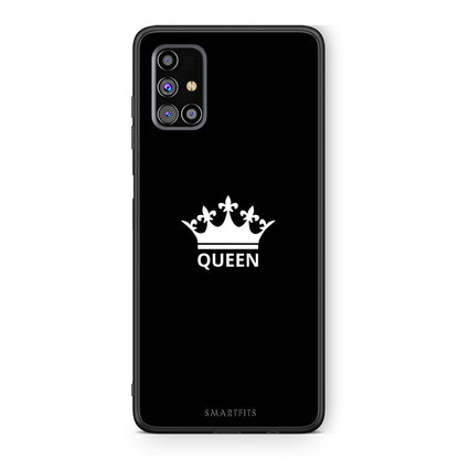 4 - Samsung M31s Queen Valentine case, cover, bumper