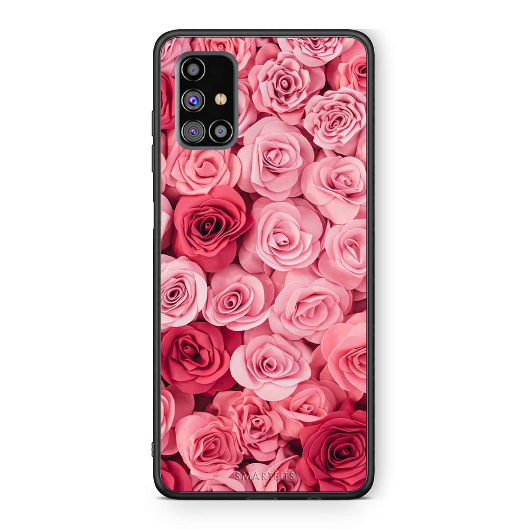 4 - Samsung M31s RoseGarden Valentine case, cover, bumper