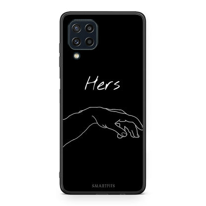Samsung M32 4G Aeshetic Love 1 Θήκη Αγίου Βαλεντίνου από τη Smartfits με σχέδιο στο πίσω μέρος και μαύρο περίβλημα | Smartphone case with colorful back and black bezels by Smartfits