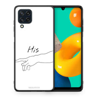Thumbnail for Θήκη Αγίου Βαλεντίνου Samsung M32 4G Aeshetic Love 2 από τη Smartfits με σχέδιο στο πίσω μέρος και μαύρο περίβλημα | Samsung M32 4G Aeshetic Love 2 case with colorful back and black bezels