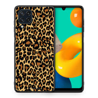 Thumbnail for Θήκη Samsung M32 4G Leopard Animal από τη Smartfits με σχέδιο στο πίσω μέρος και μαύρο περίβλημα | Samsung M32 4G Leopard Animal case with colorful back and black bezels